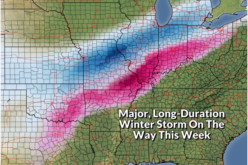 A High-Impact, Long-Duration Winter Storm Will Make A Gigantic Mess This Week