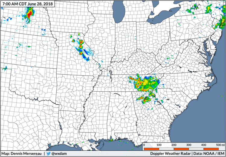 How the June 2018 Heat Wave Triggered Three Derechos in One Day
