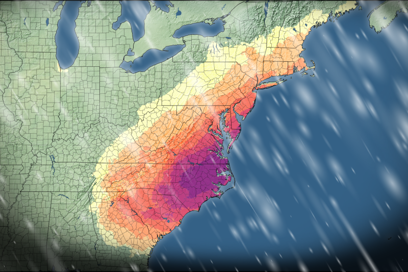 Heavy snow possible with significant weekend East Coast storm