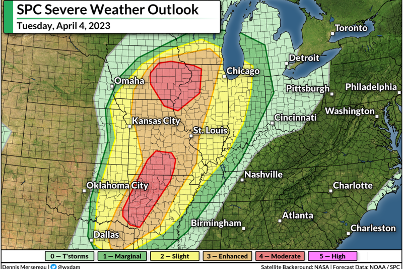 Another Round Of Significant Severe Weather Is Likely On Tuesday