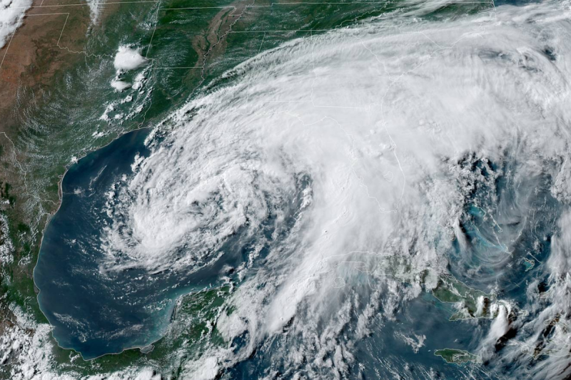 Tropical Storm Conditions Close In On Gulf Coast As Cristobal Approaches Louisiana