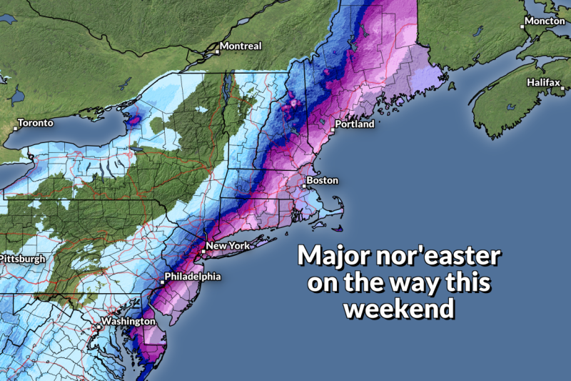 A Powerful Nor’easter Will Bring Hefty Snows To Parts Of The Mid-Atlantic And Northeast