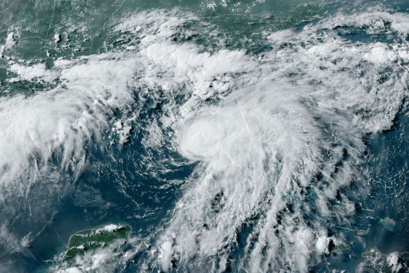 Hurricane Elsa Approaching Tampa, Florida, As Storm Closes In On Landfall