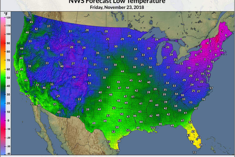 Tranquil Weather Breaks With Rains Out West (Finally!) And A Frigid Thanksgiving In The East