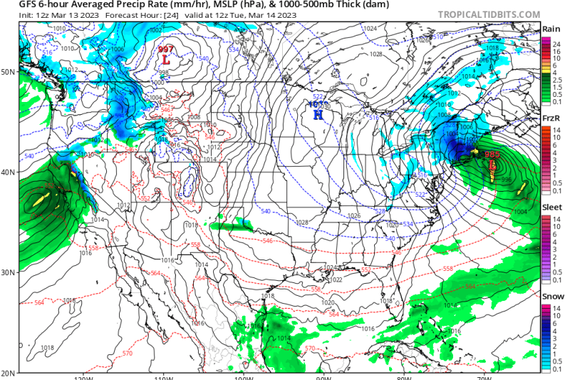 An Inch Of Ice From Freezing Rain (!) Is Possible In Parts New York And Quebec This Weekend