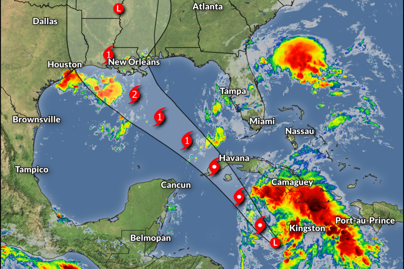New Tropical System ‘Could Be Near Major Hurricane Strength’ In The Gulf This Weekend