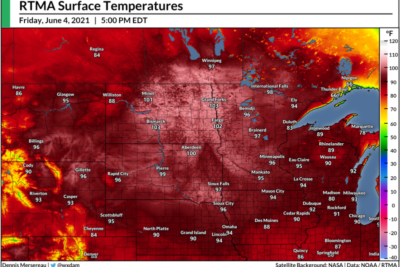 Intense Heat Wave Shatters Records In Rarely-Roasted Parts Of U.S. And Canada