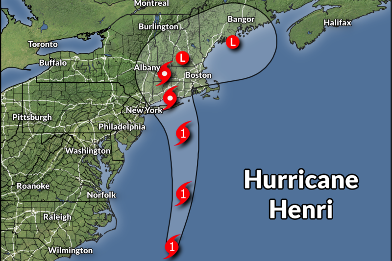 Hurricane Henri Will Bring Dangerous Winds, Flooding To New England On Sunday