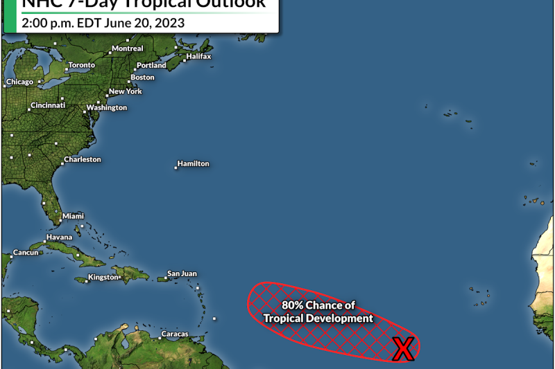 A new tropical system may develop in the Caribbean this week