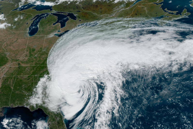 Hurricane Ian Hitting The Carolinas With High Winds, Flooding Rains