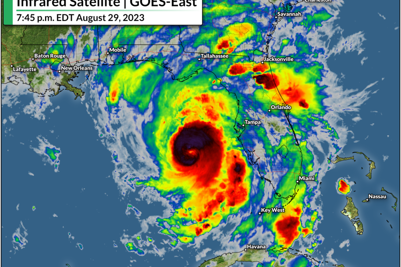 Destructive winds, widespread flooding likely far inland as Hurricane Idalia makes landfall