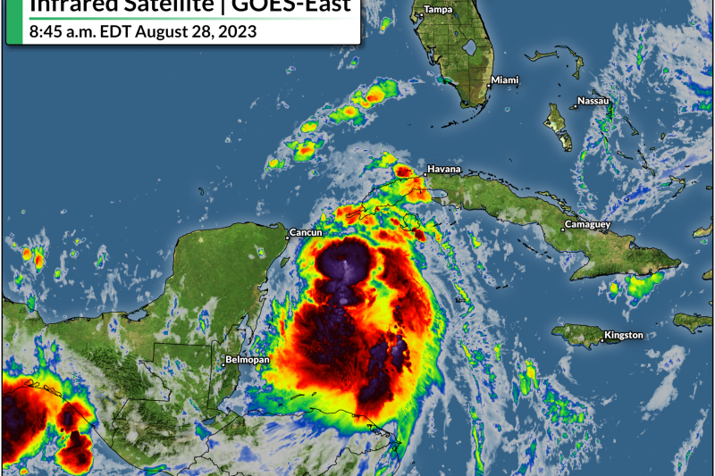 Idalia on track to hit Florida as a major hurricane Wednesday