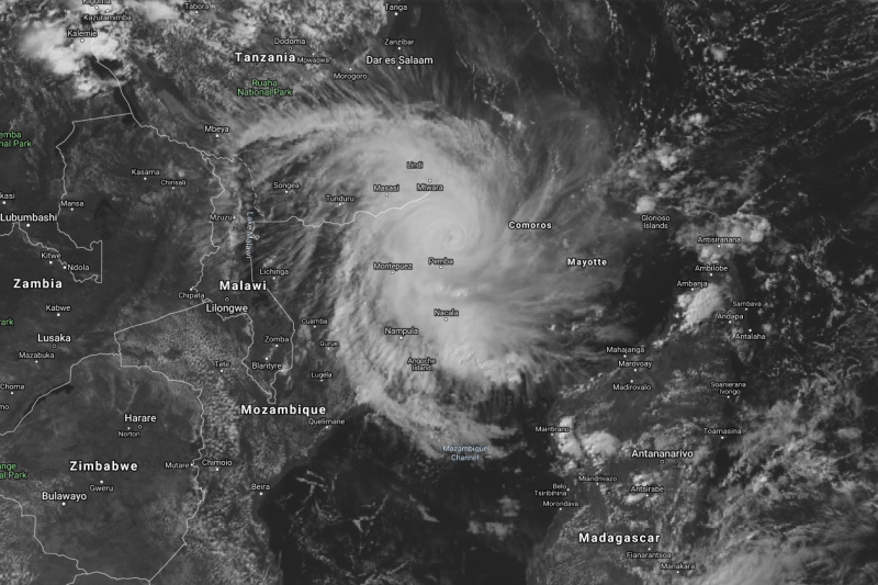 Another Intense Tropical Cyclone Makes Landfall in Mozambique
