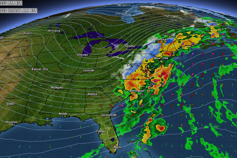 East Coast in for a pressure washing as a powerful storm arrives Sunday