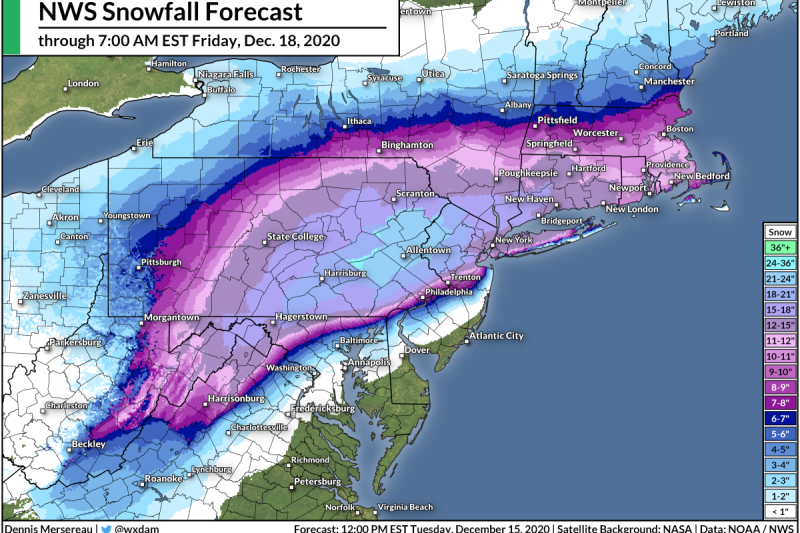 A Significant Winter Storm Will Plaster The Mid-Atlantic And Northeast This Week