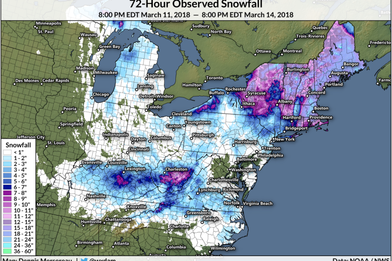 One major winter storm winds down, another late-week storm is in the works