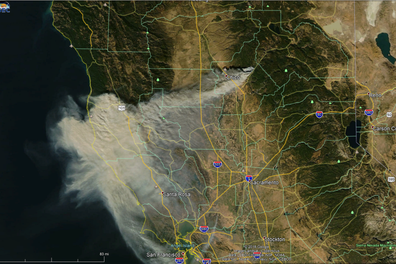 Devastating Fires Continue to Burn as California's Rainless Rainy Season Continues