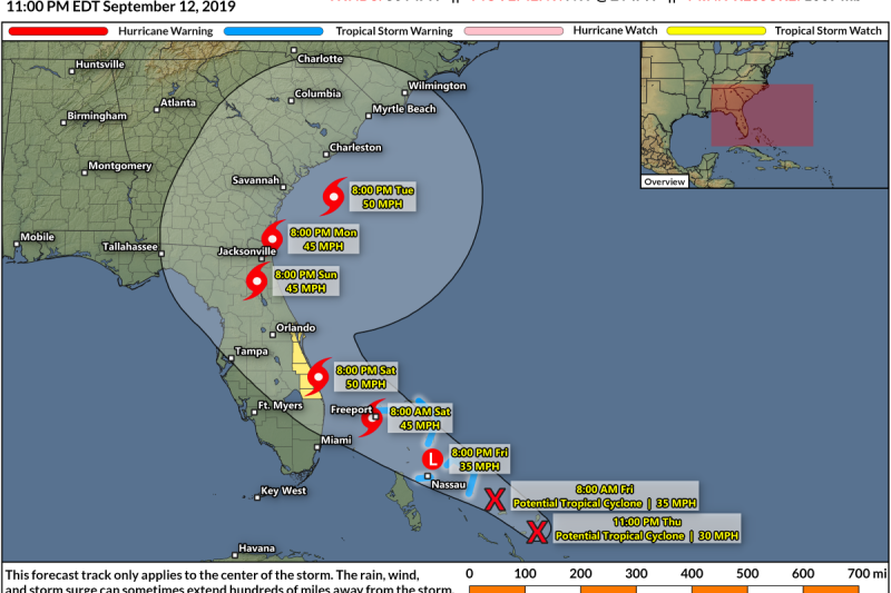 Tropical Storm Humberto Will Likely Develop And Approach Florida This Weekend