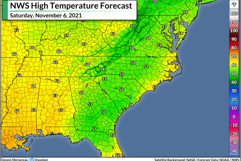 Unseasonable chill to sweep U.S. to start December; lake-effect snow to finally begin