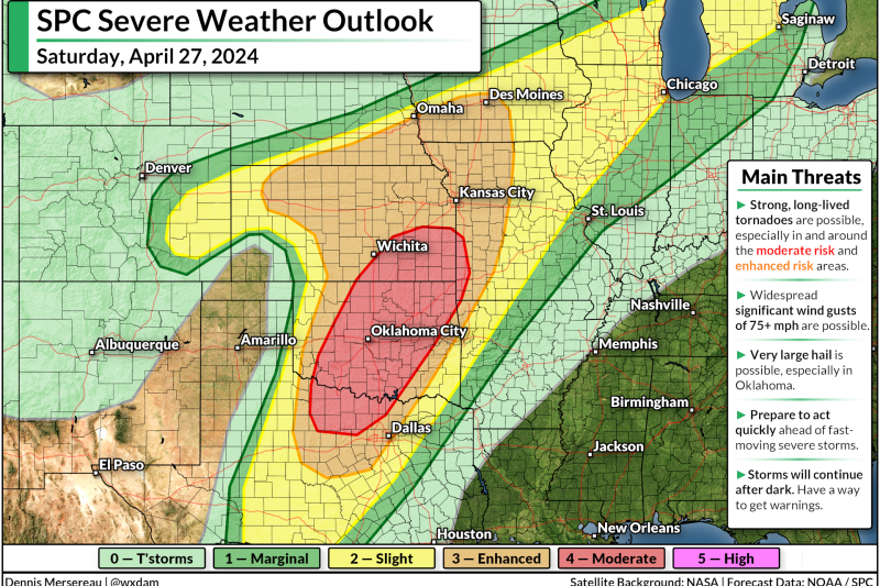 Second Tornado Outbreak Expected On The Plains Saturday