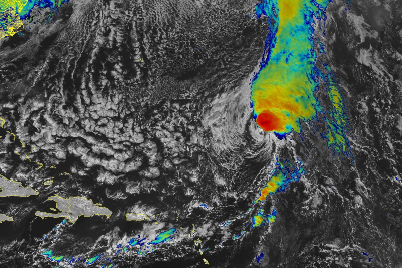 Tropical Storm Sebastien Keeps Fighting The Odds To Survive In The Atlantic Ocean