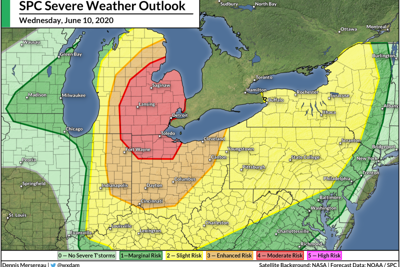 Some Strong Tornadoes Are Possible In Alabama And Tennessee On Tuesday Evening