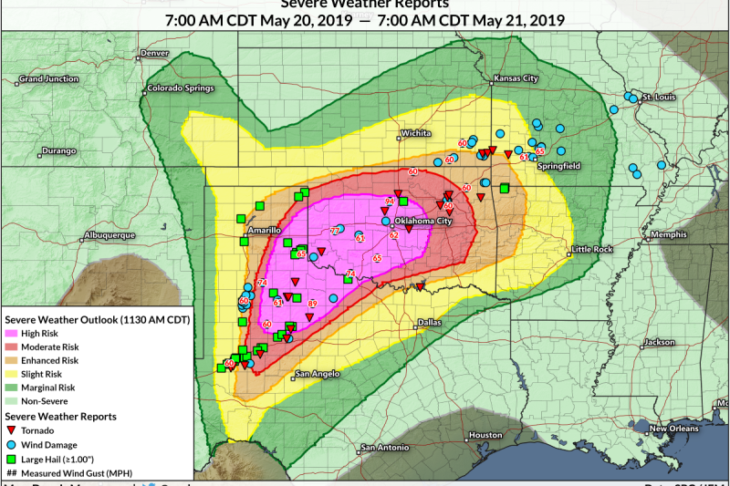 Oklahoma Is Extremely Lucky That Monday’s Severe Weather Didn’t Live Up To Its Potential