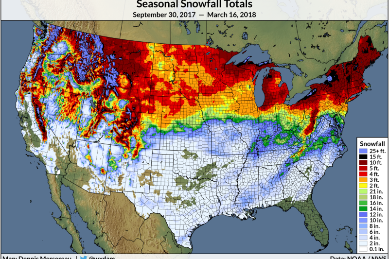 How the South Saw More Snow Than Washington D.C. This Winter