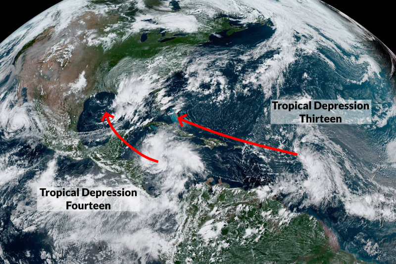 Two Different Tropical Systems Could Threaten The Southern U.S. Early Next Week