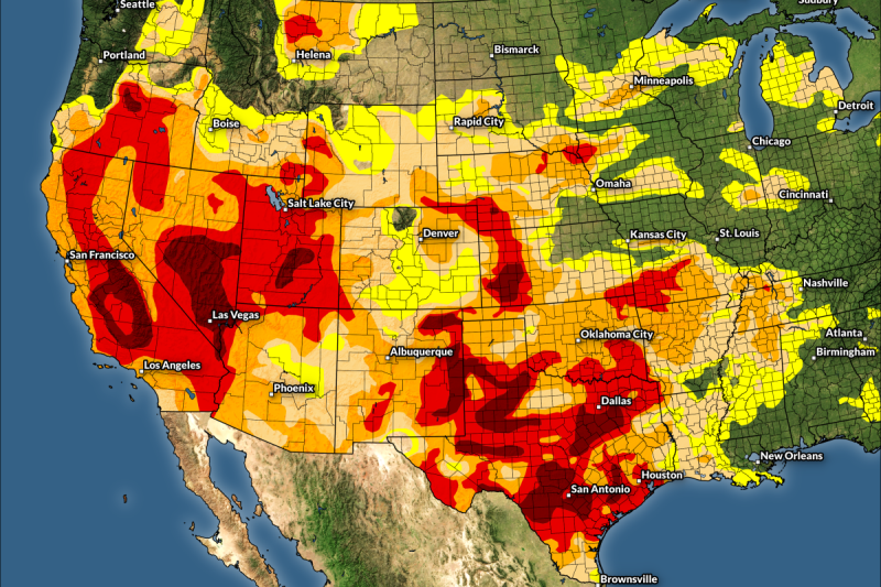 Flooding Rains Likely In Texas; Watching Five Different Tropical Disturbances In The Atlantic