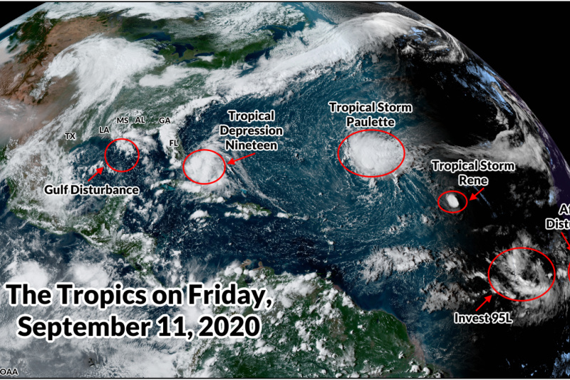 Tropical Storm To Develop In Gulf On Saturday—One Of Six Atlantic Systems To Watch