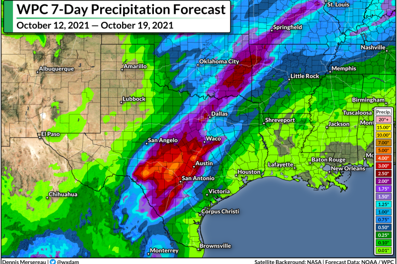 A Hurricane’s Remnants Could Bring Flash Flooding To Texas This Week