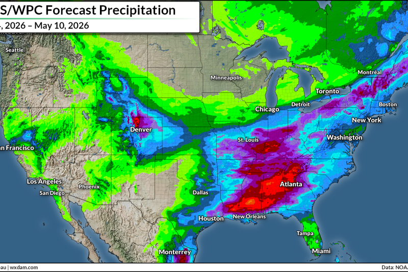 Beneficial rain on the way this week for drought-stricken parts of the south